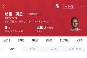 找凯恩没错！本赛季凯恩在拜仁出场51次，射入61球！场均1.2球！