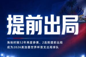 52年后重返赛场!海地两连败提前垫底,成为本届首支出局队伍!