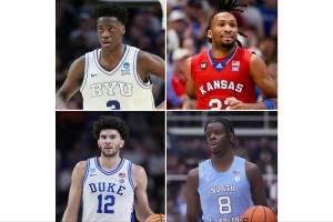 ESPN预测选秀：首轮状元迪班萨，榜眼彼得森，探花布泽尔，第四顺位威尔逊