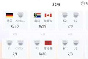 韩国若小组第3名晋级，将面临德国或比利时、埃及所在G组第1名的挑战