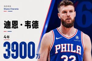 骑士持续清理阵容!Shams报道:自由球员迪恩·韦德与76人队达成4年3900万美元合同!